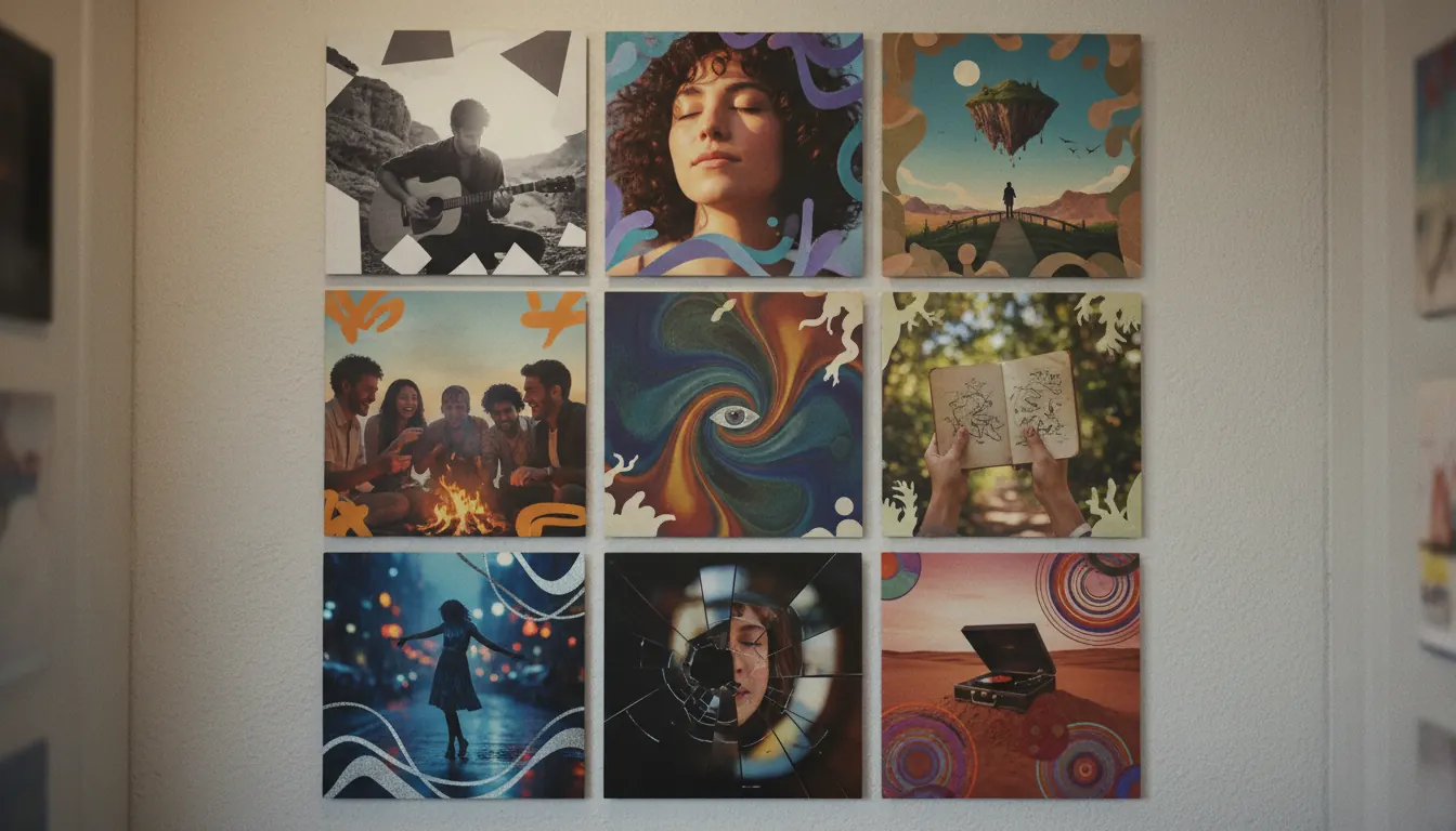 Collection of Tom Torriglia album covers displayed together